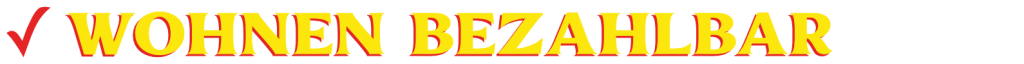 Wohnen bezahlbar